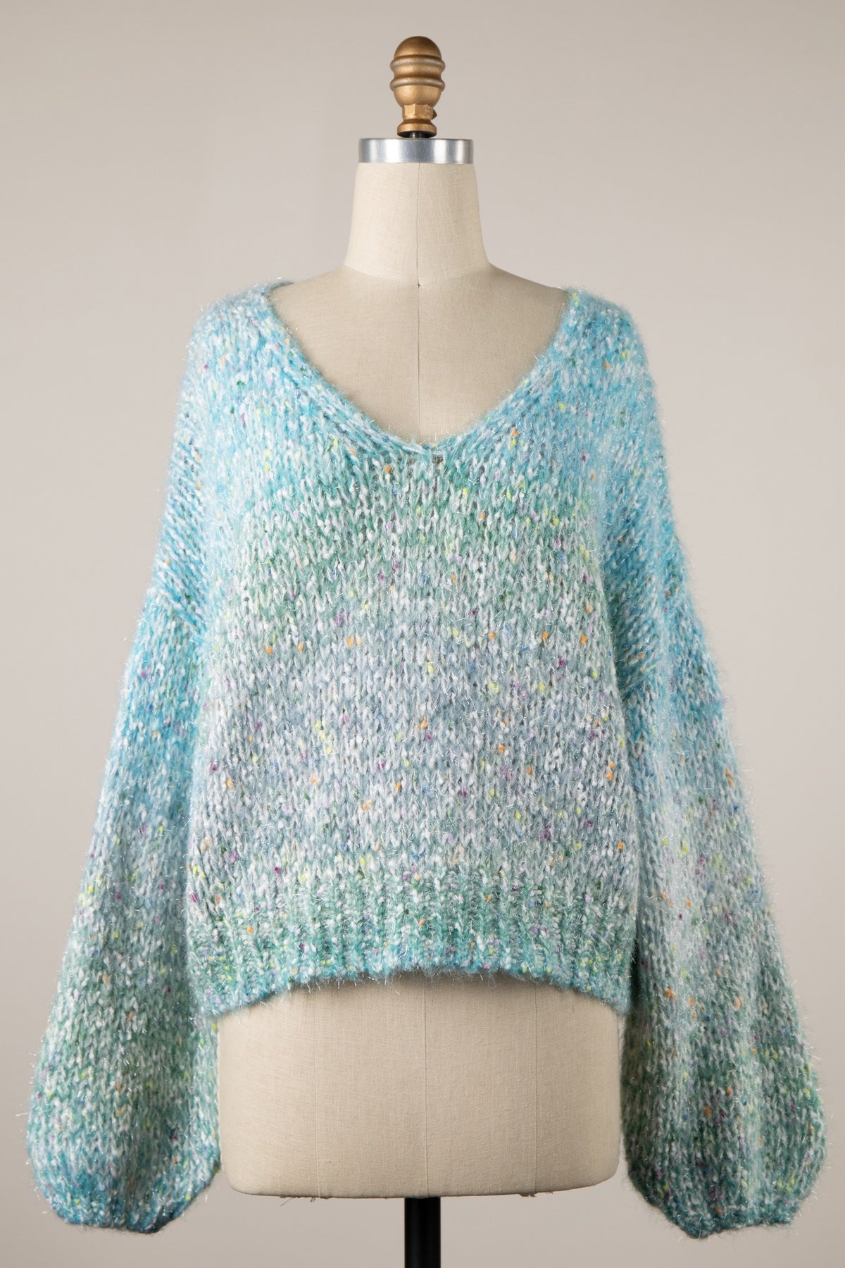 Celina Cropped Knit Sweater