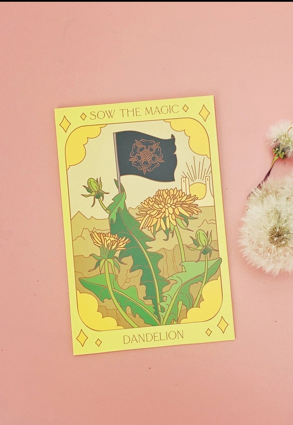 Dandelion Tarot Seed Packet