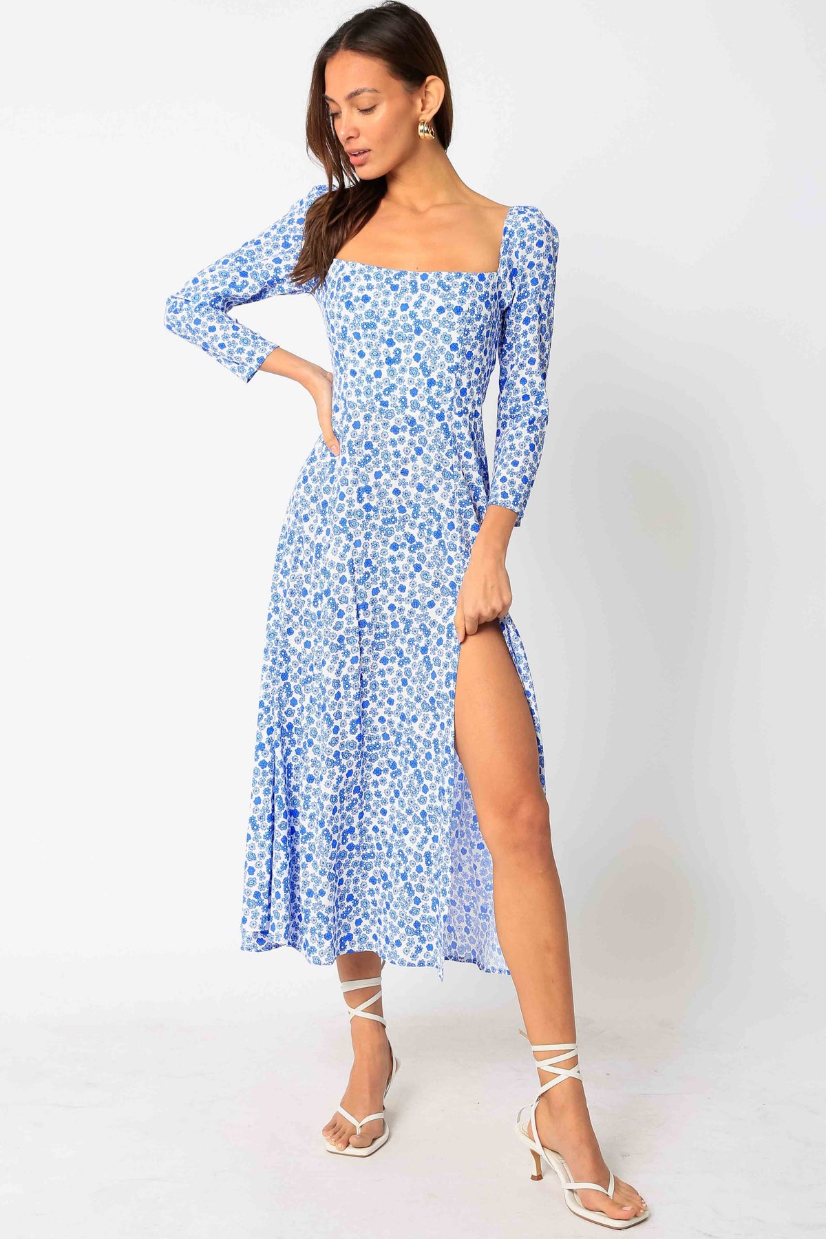 Blue Bell Midi Dress