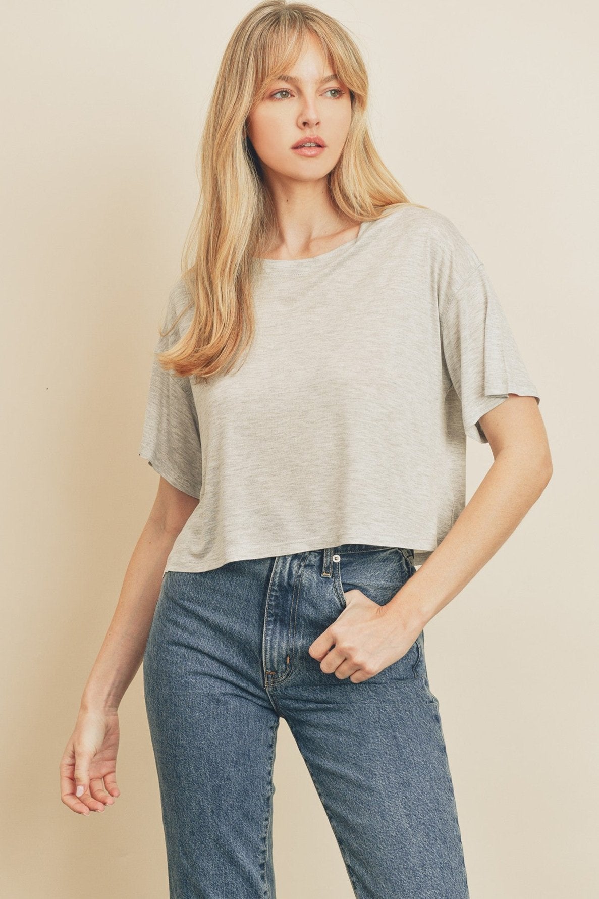 Cropped Boxy Tee