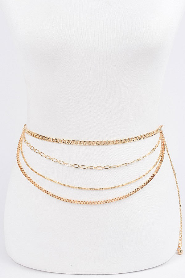 Maya Chain Layered Belt