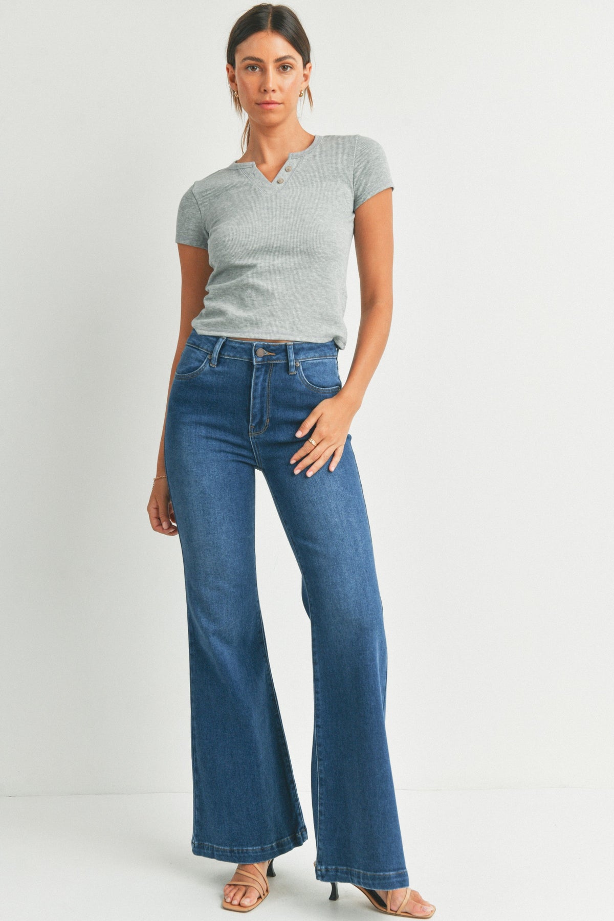 Catrina High Rise Flare Jean