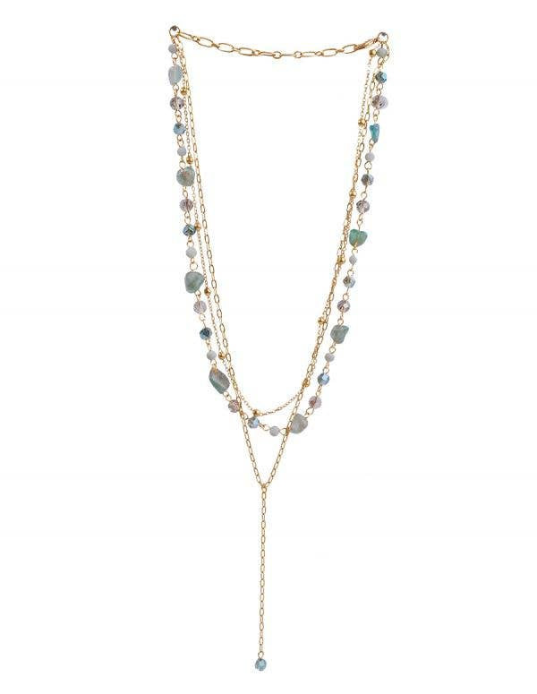 Sara Layered Gemstone Necklace