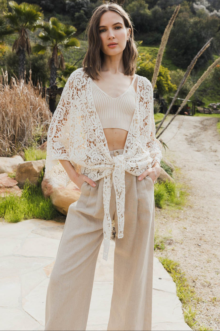 Elio Lace Kimono