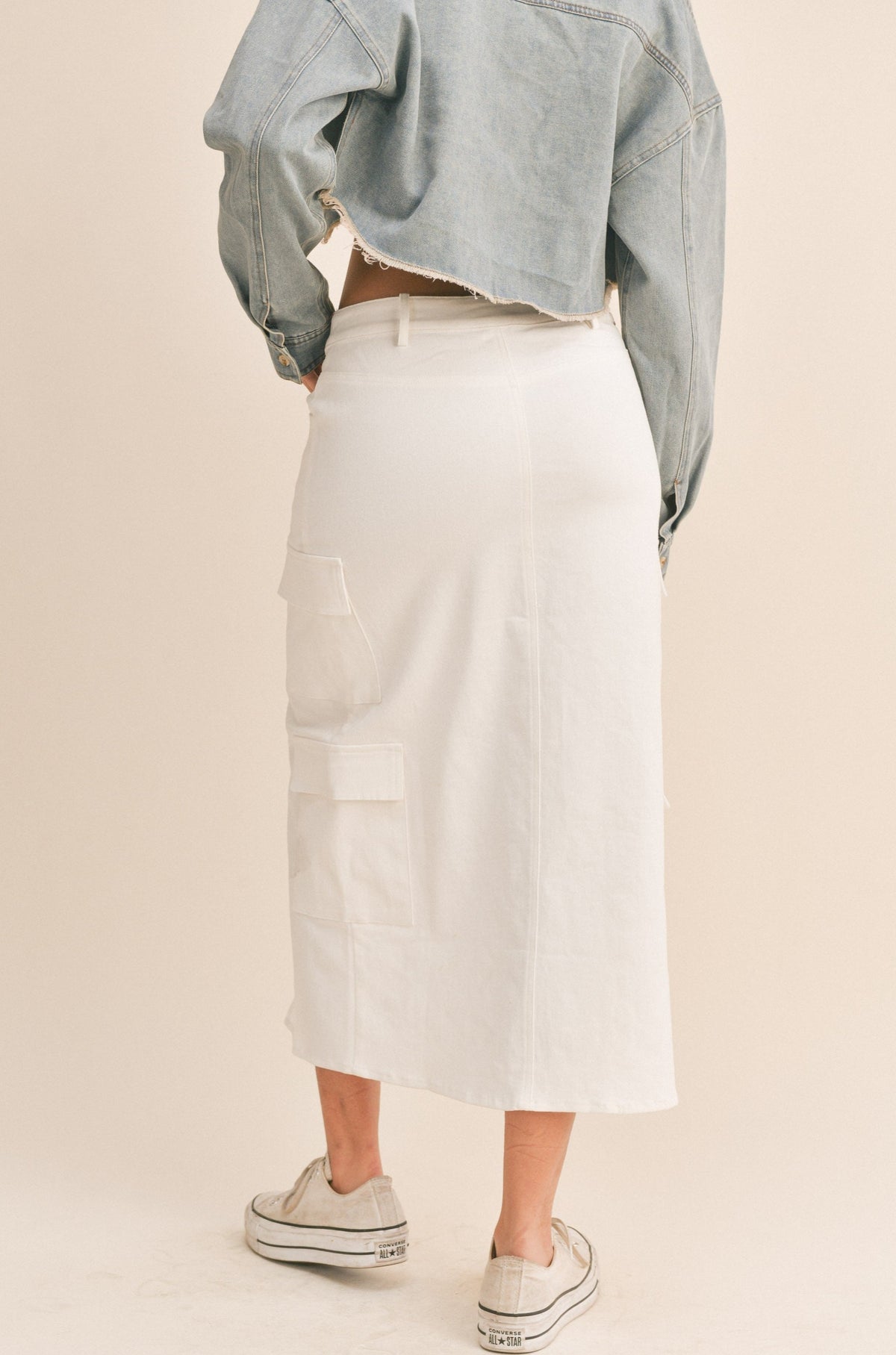 Cargo Midi Skirt