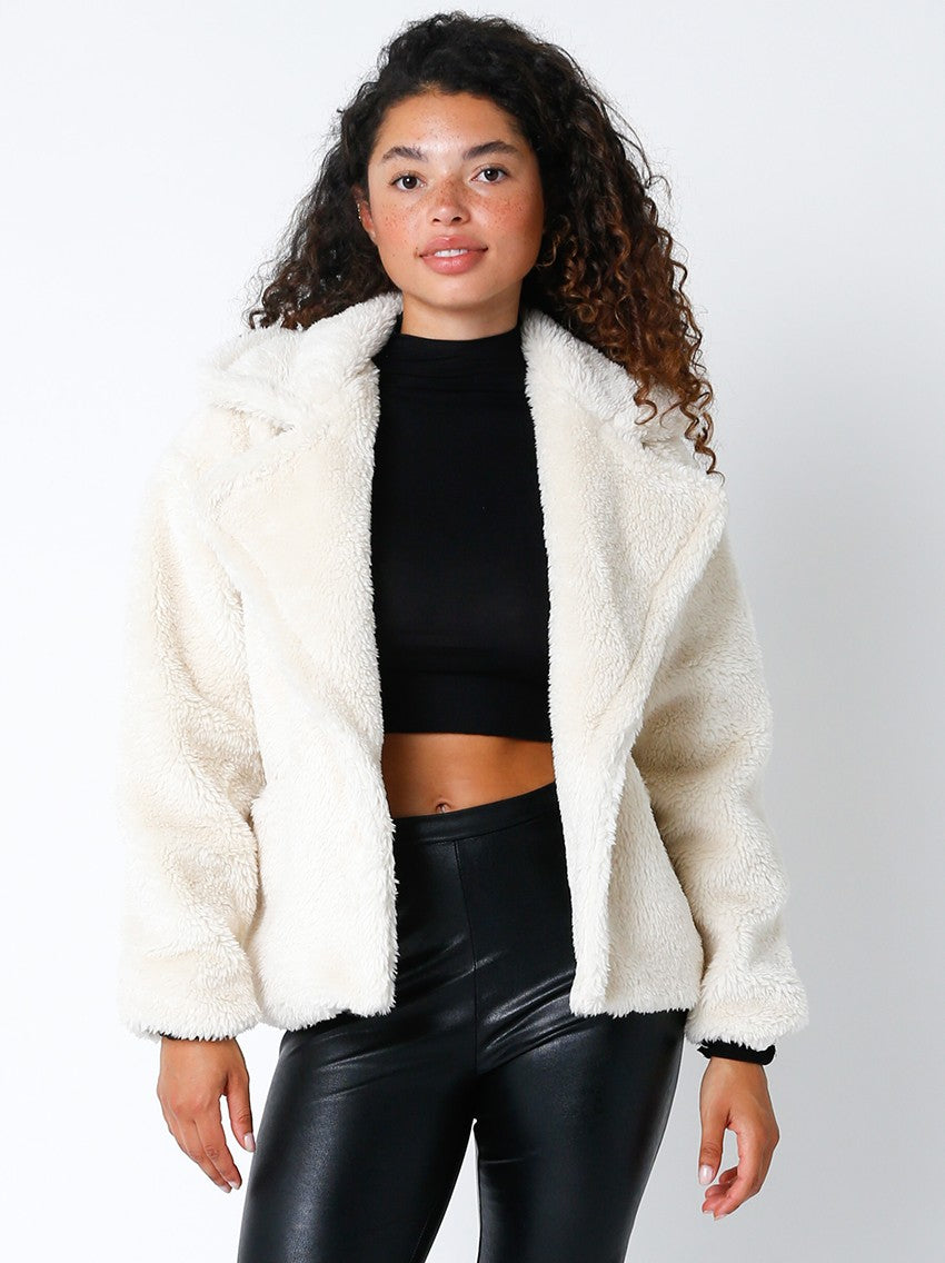 Gabby Faux Fur Jacket – Ooh La Luxe
