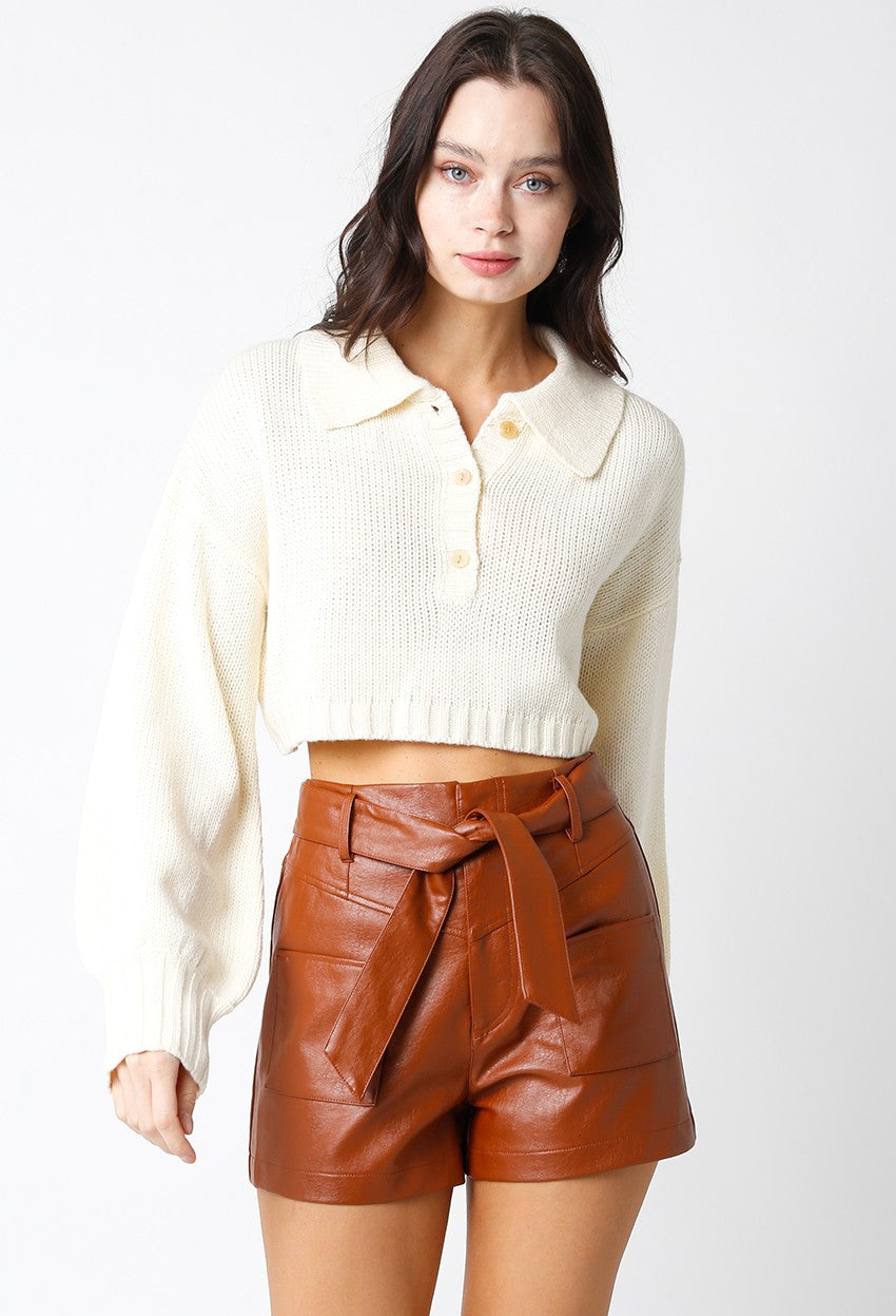 Casey Crop Sweater