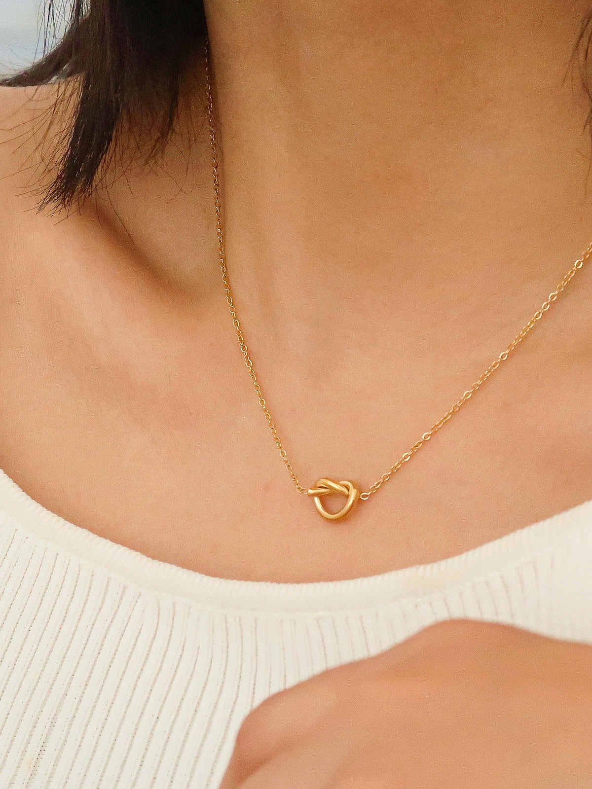 Braided Heart Necklace