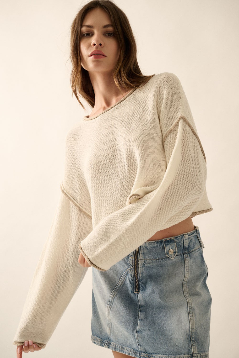 Giselle Crop Sweater