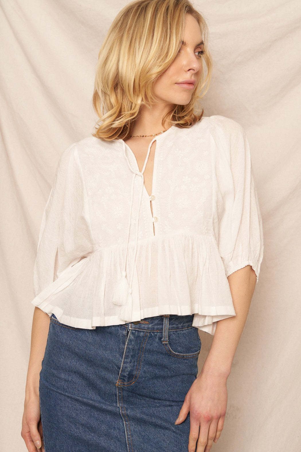 Celia Cotton Blouse
