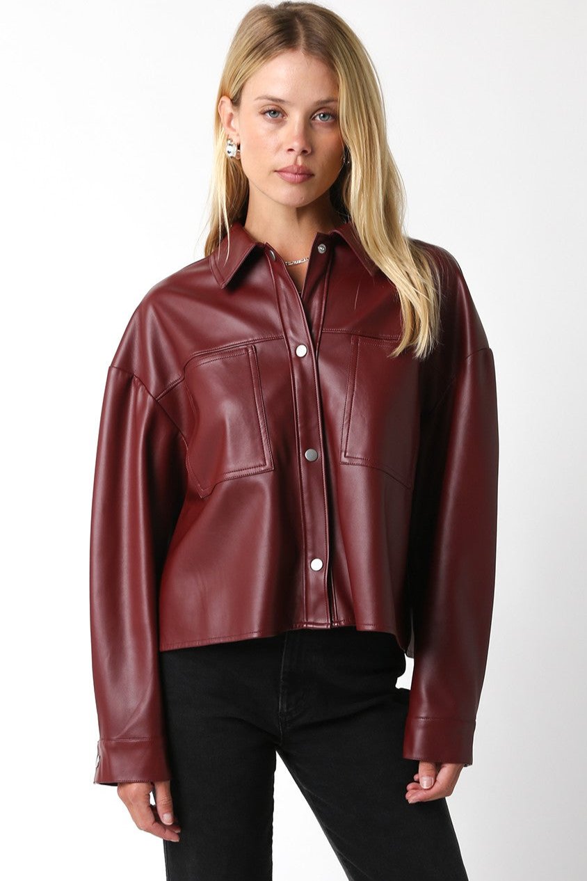 Riley Vegan Leather Jacket