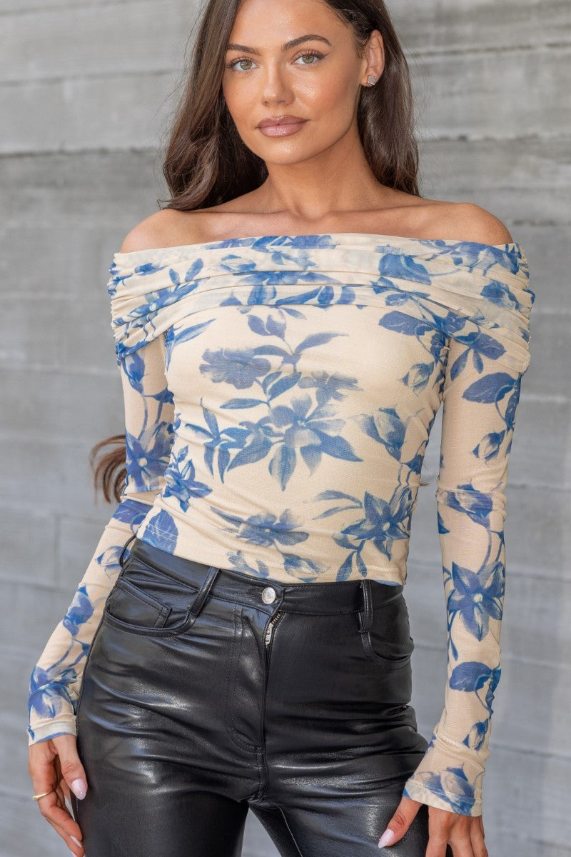 Marlow Floral Mesh Top