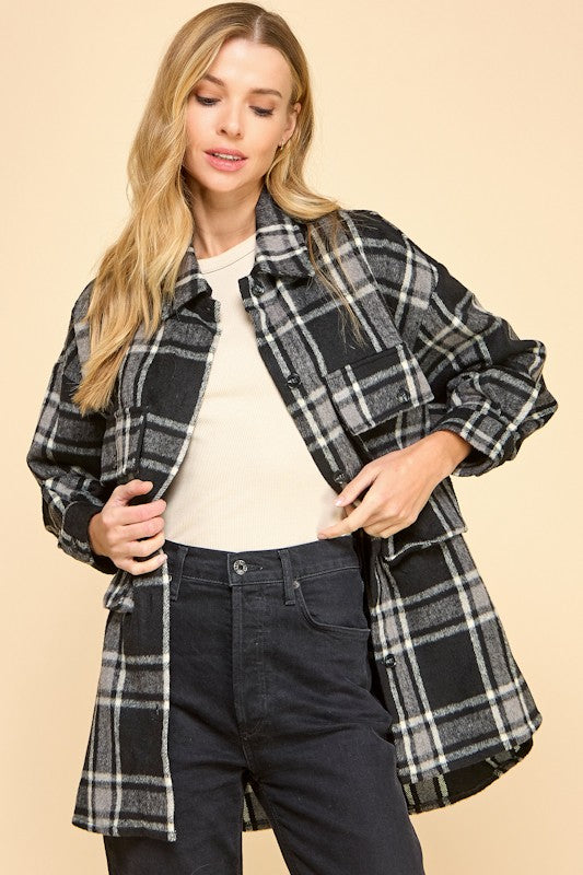Percy Plaid Shacket