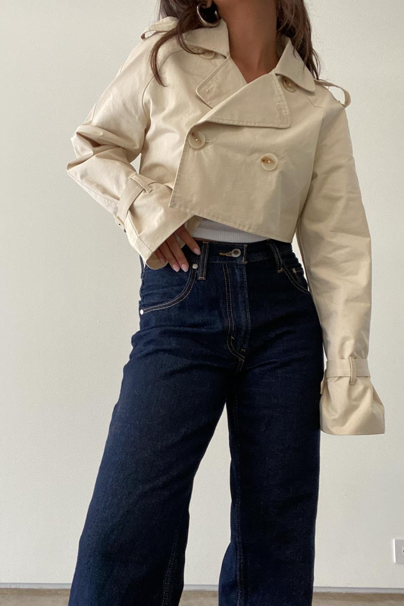 Trench Cropped Jacket
