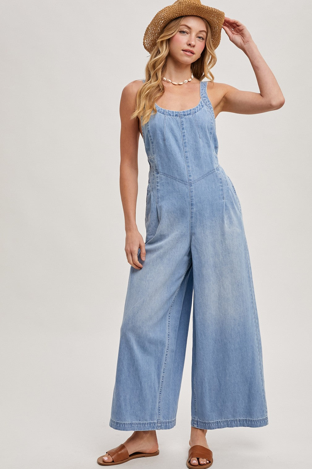 Scarlett Denim Overall Jumpsuit