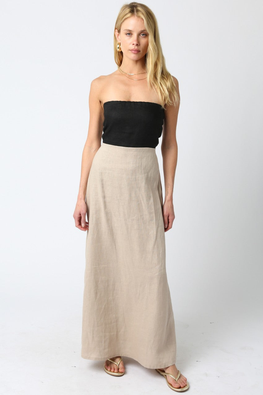 Maeve Linen Maxi Dress