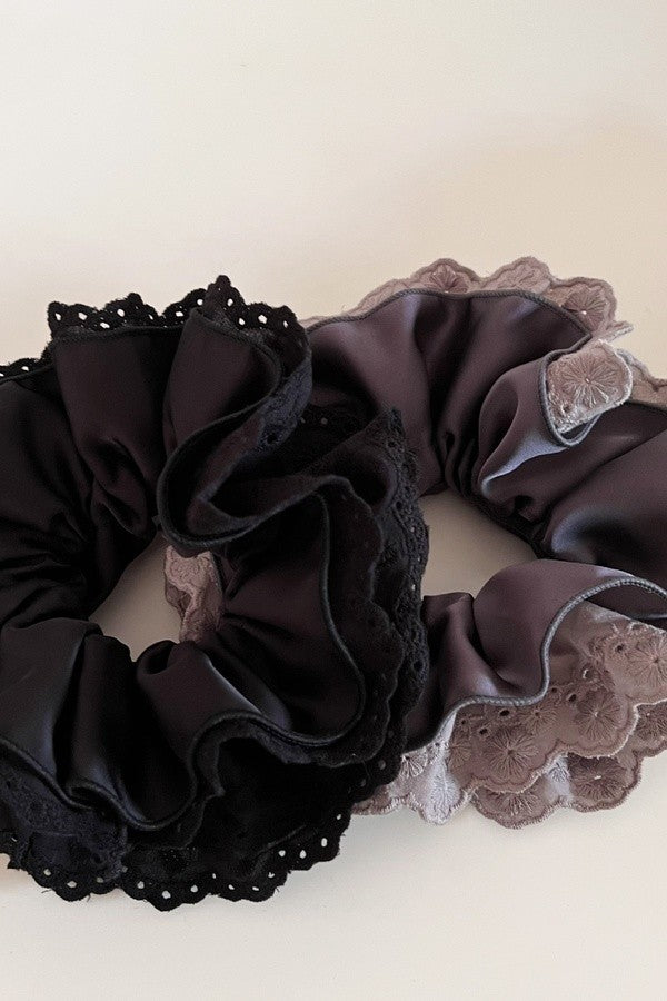Satin Lace Hair Tie