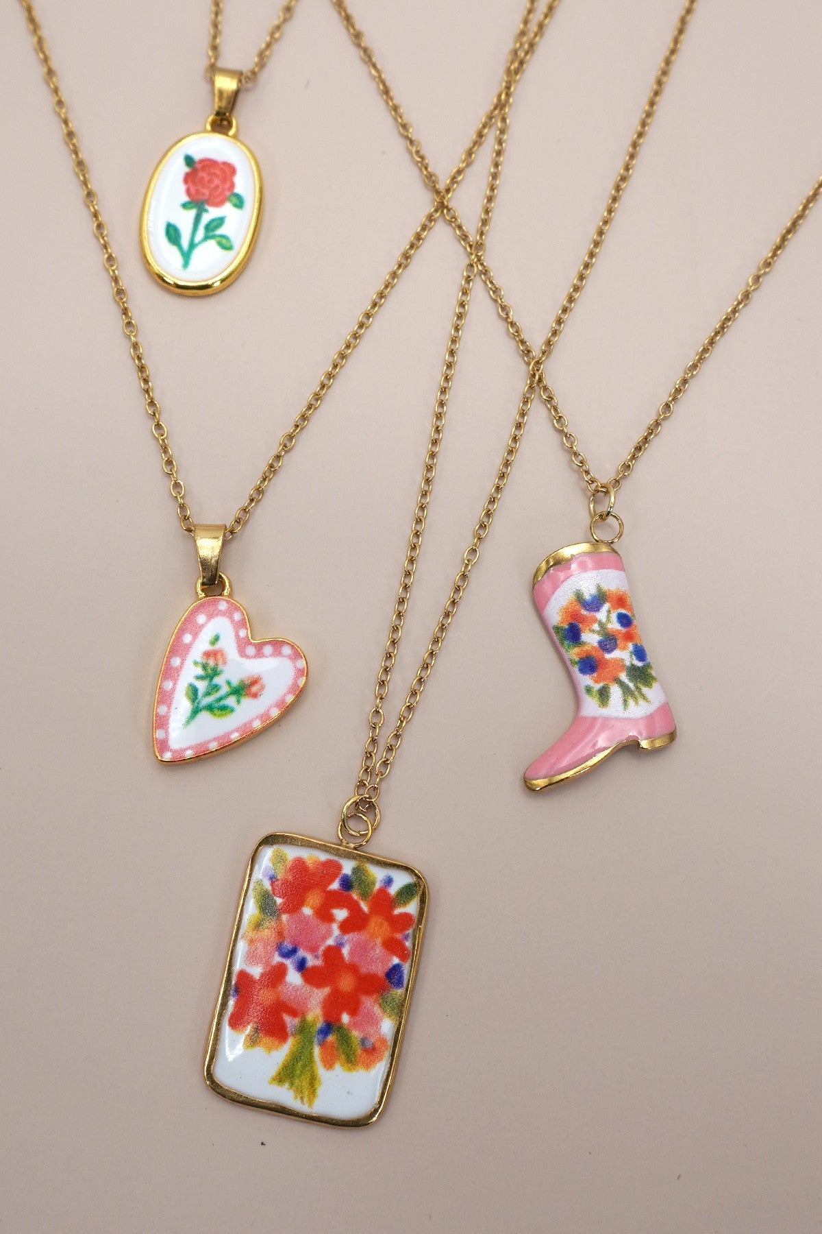 Spring Pendant Necklace