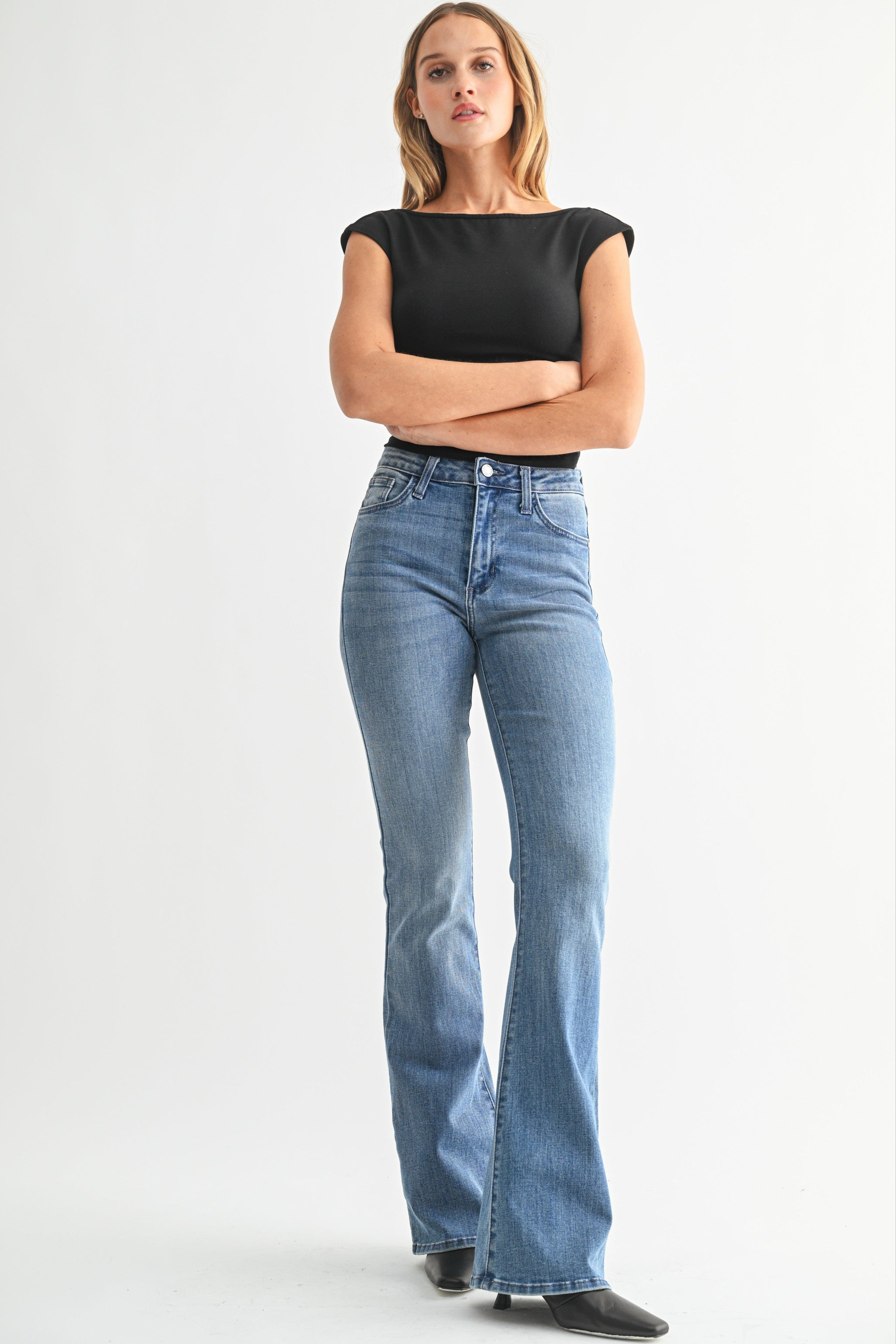 Toni Skinny Flare Jean – Ooh La Luxe
