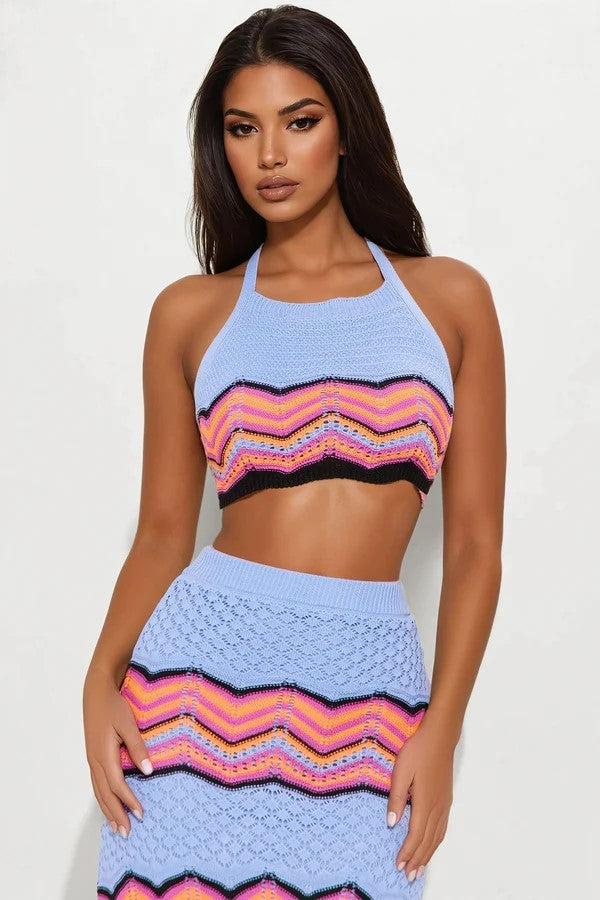 Sunset in Mykonos Crochet Top