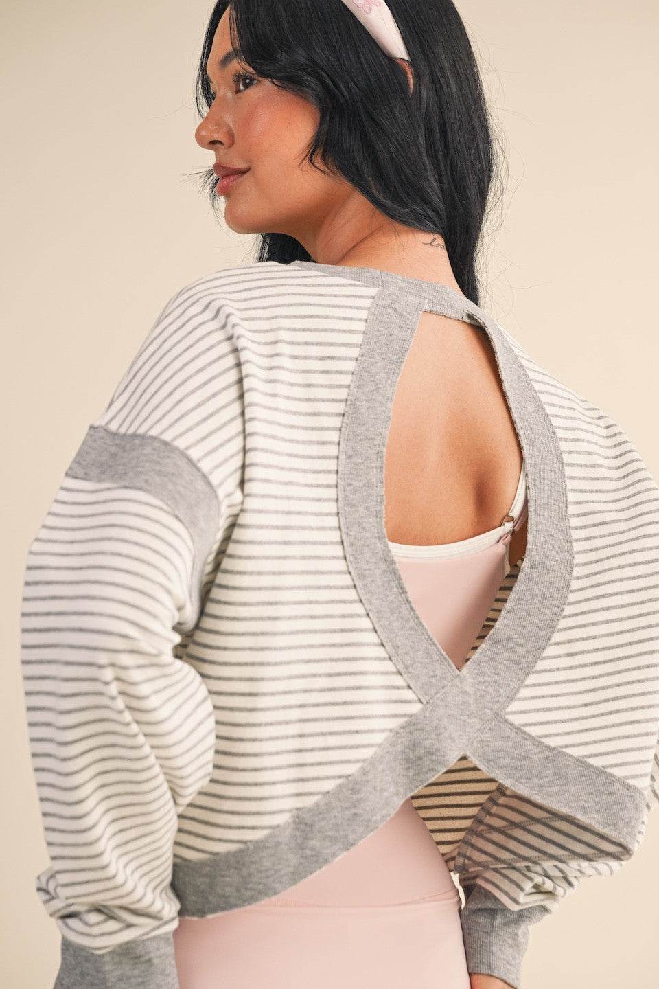 Pennie Striped Sweatshirt