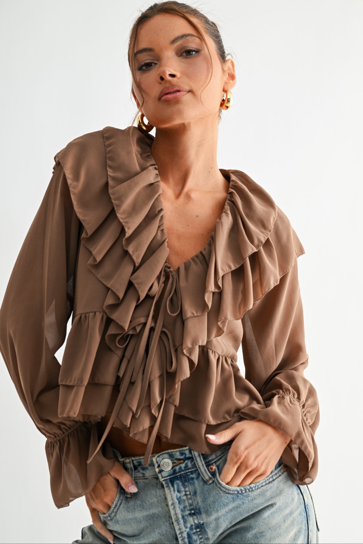Ramona Ruffle Blouse