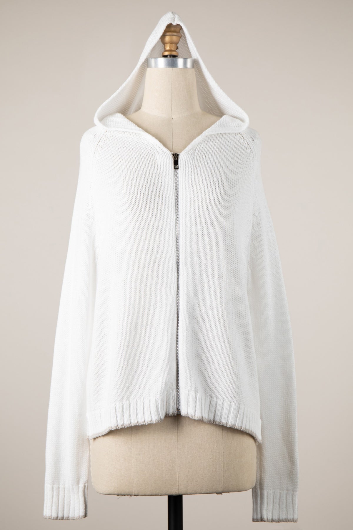 Adrian Knit Zip Up Hoodie