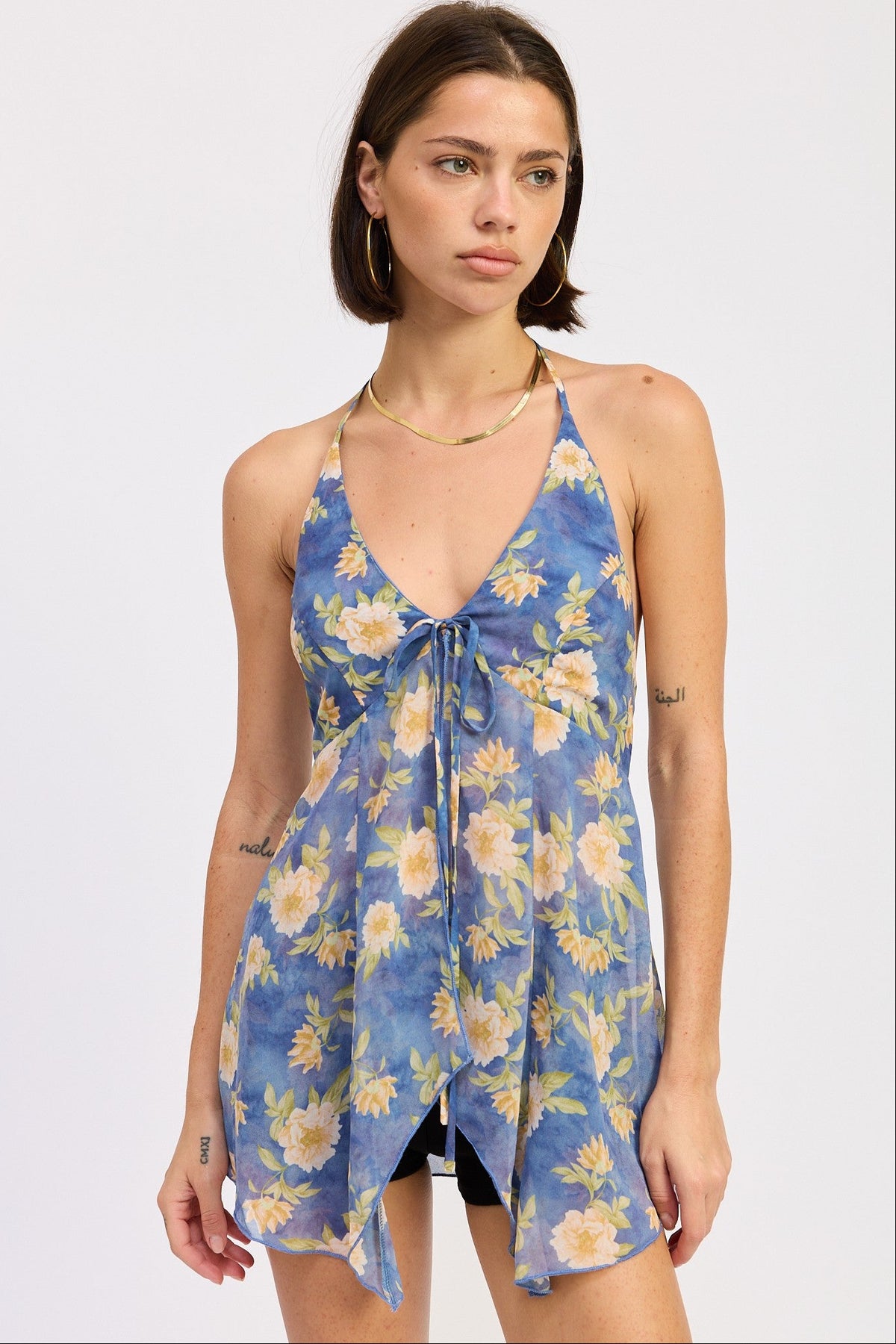 Floral Butterfly Top