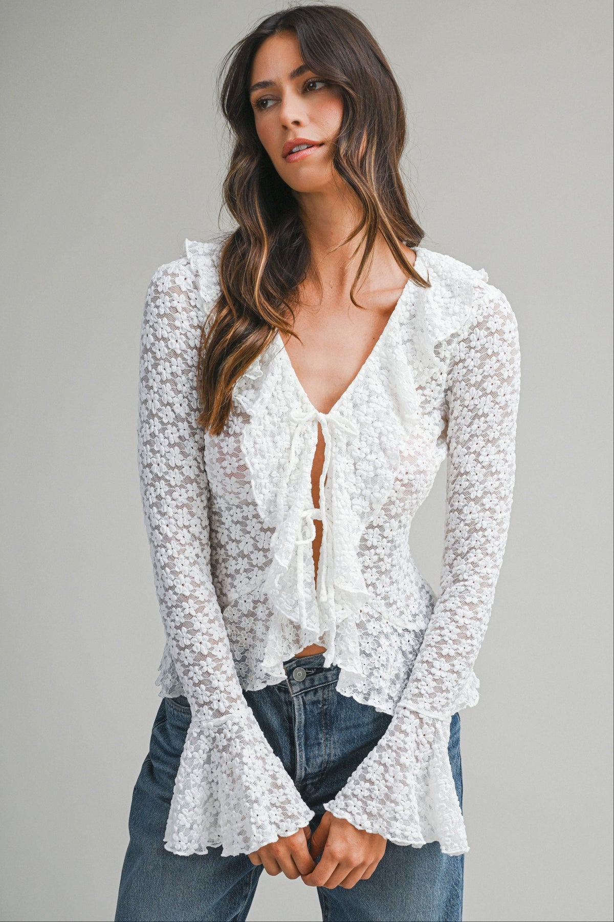 Carolyn Lace Blouse