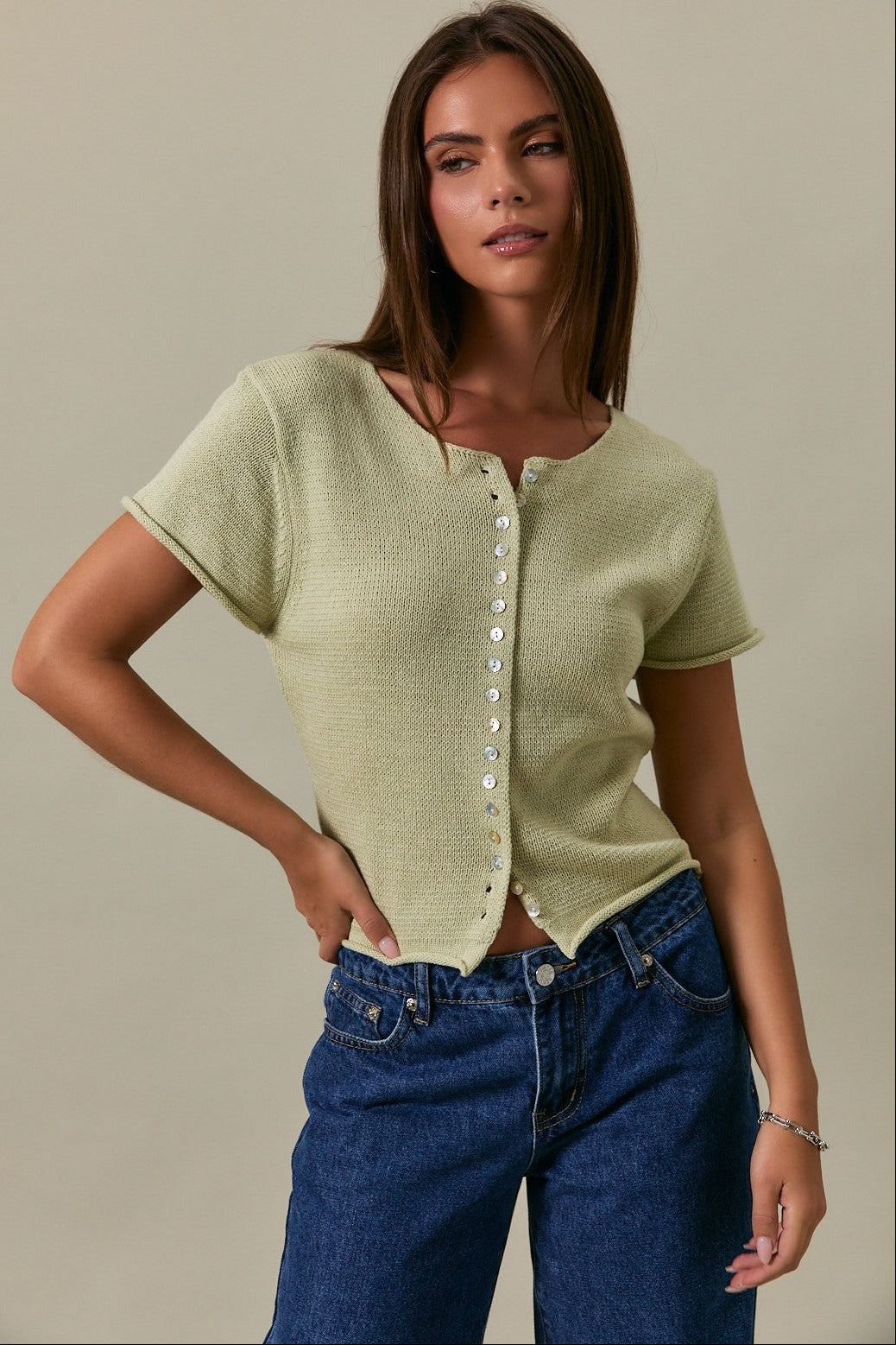 Becca Button Down Top