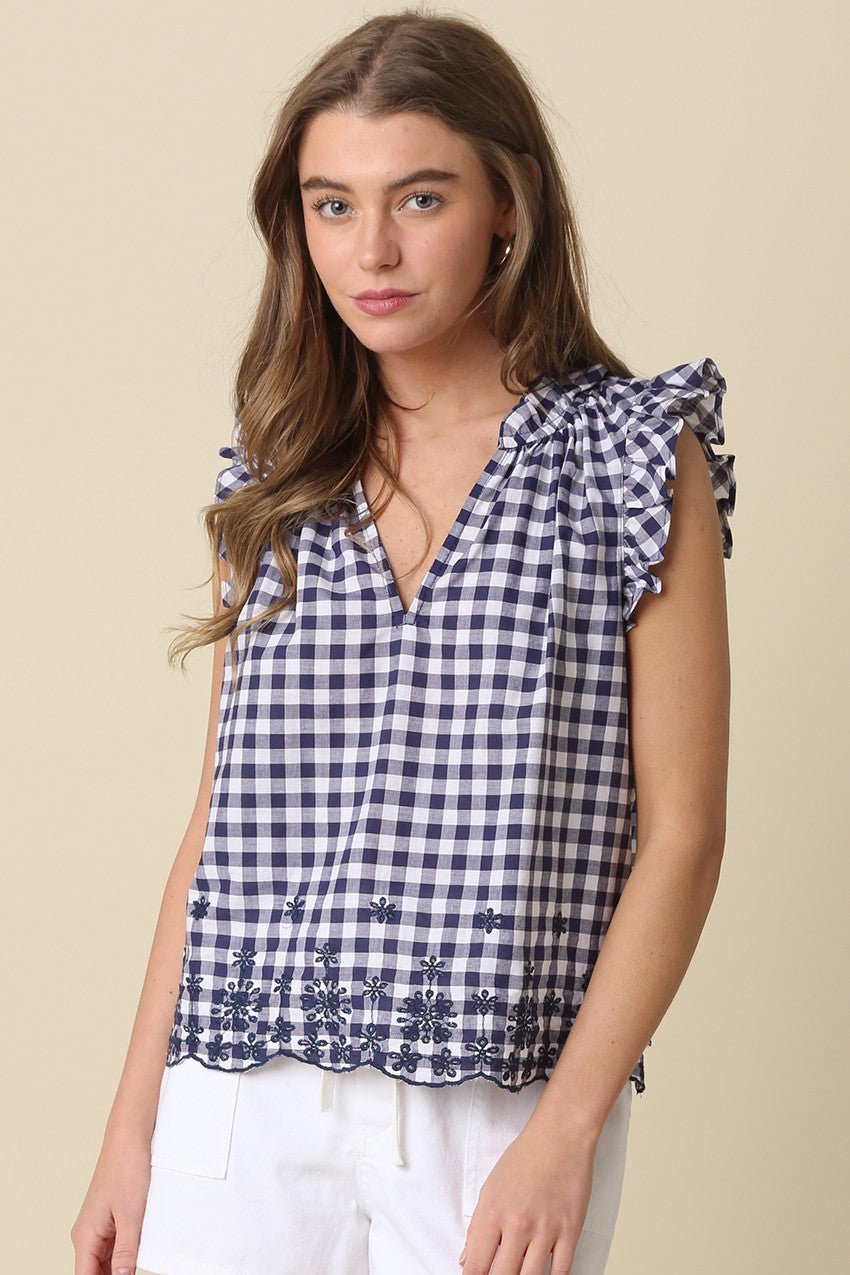 Harper Gingham Top