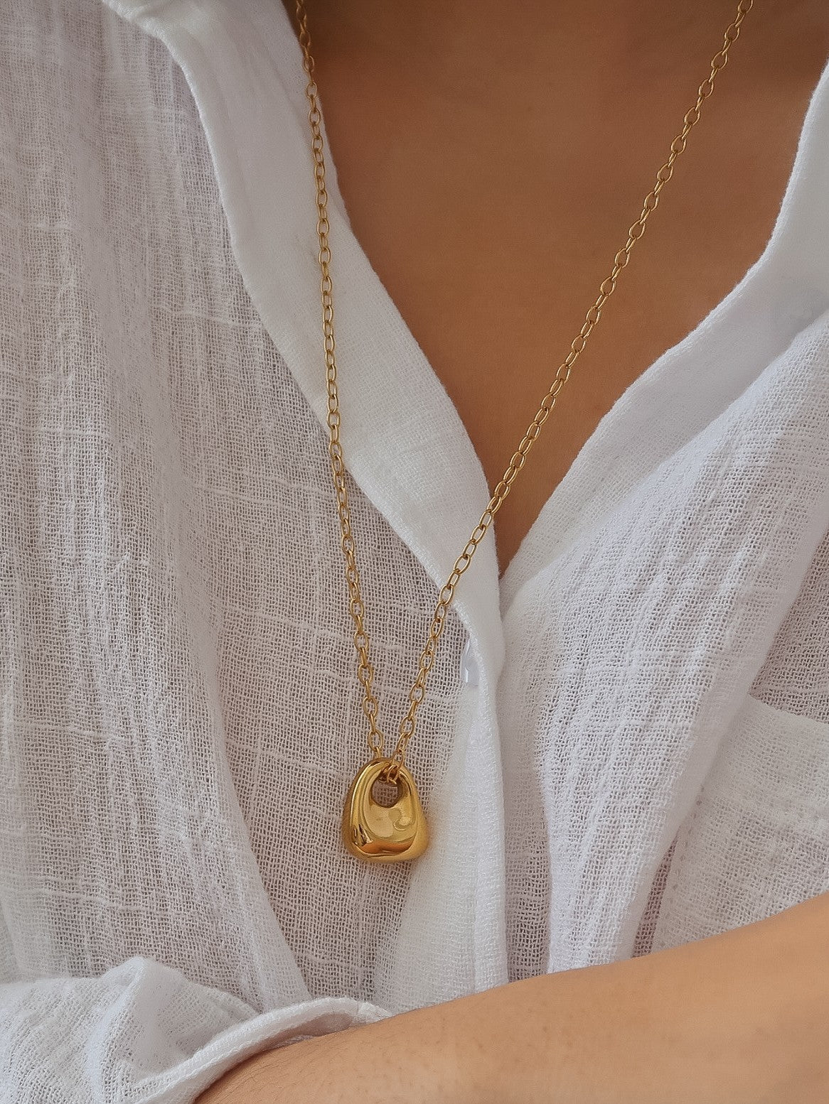 Abstract Charm Necklace