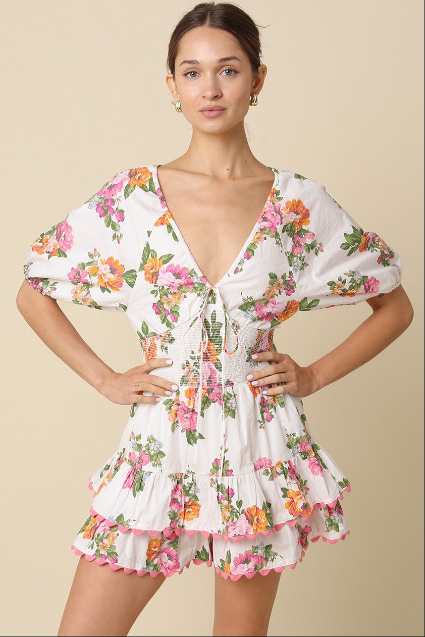Deja Floral Romper
