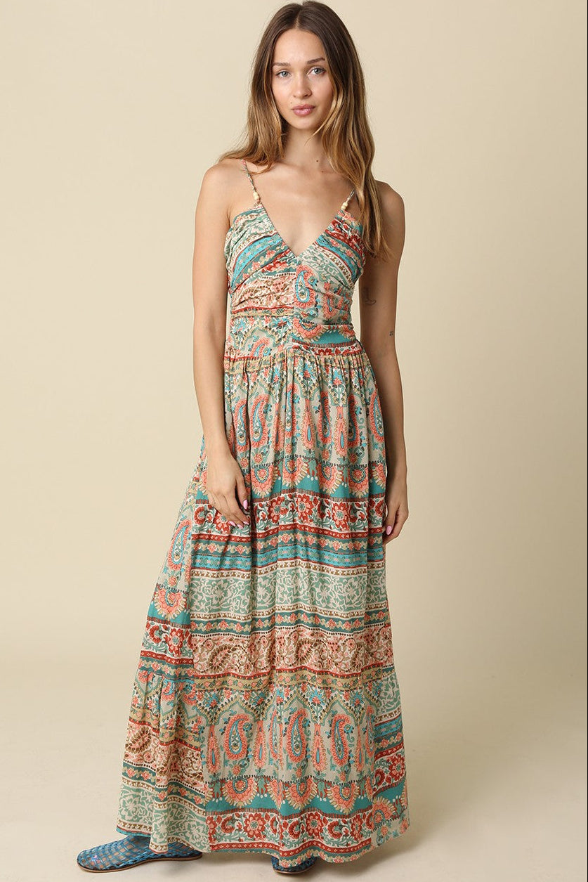 Ethel Beaded Maxi Dress