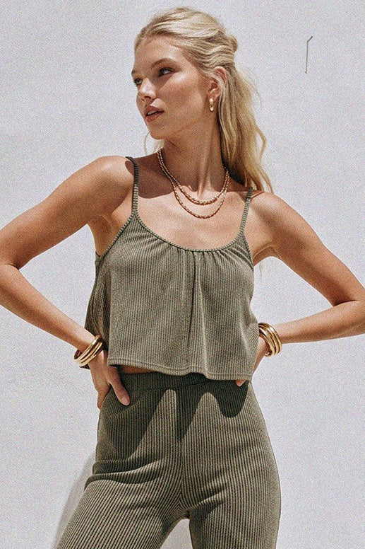Brittney Ribbed Top