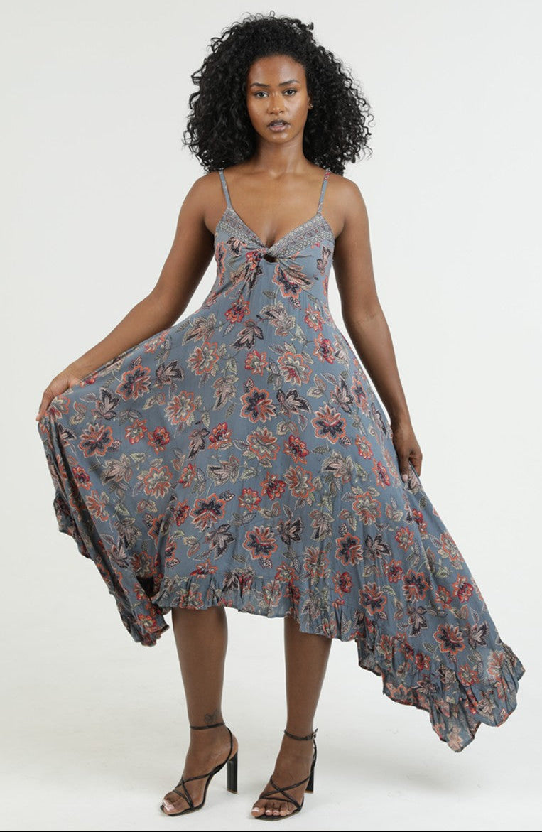 carissa maxi dress Kitri Carissa Jacquard Maxi Dress In Sky Blue Tulip Jacquard - 80% Off