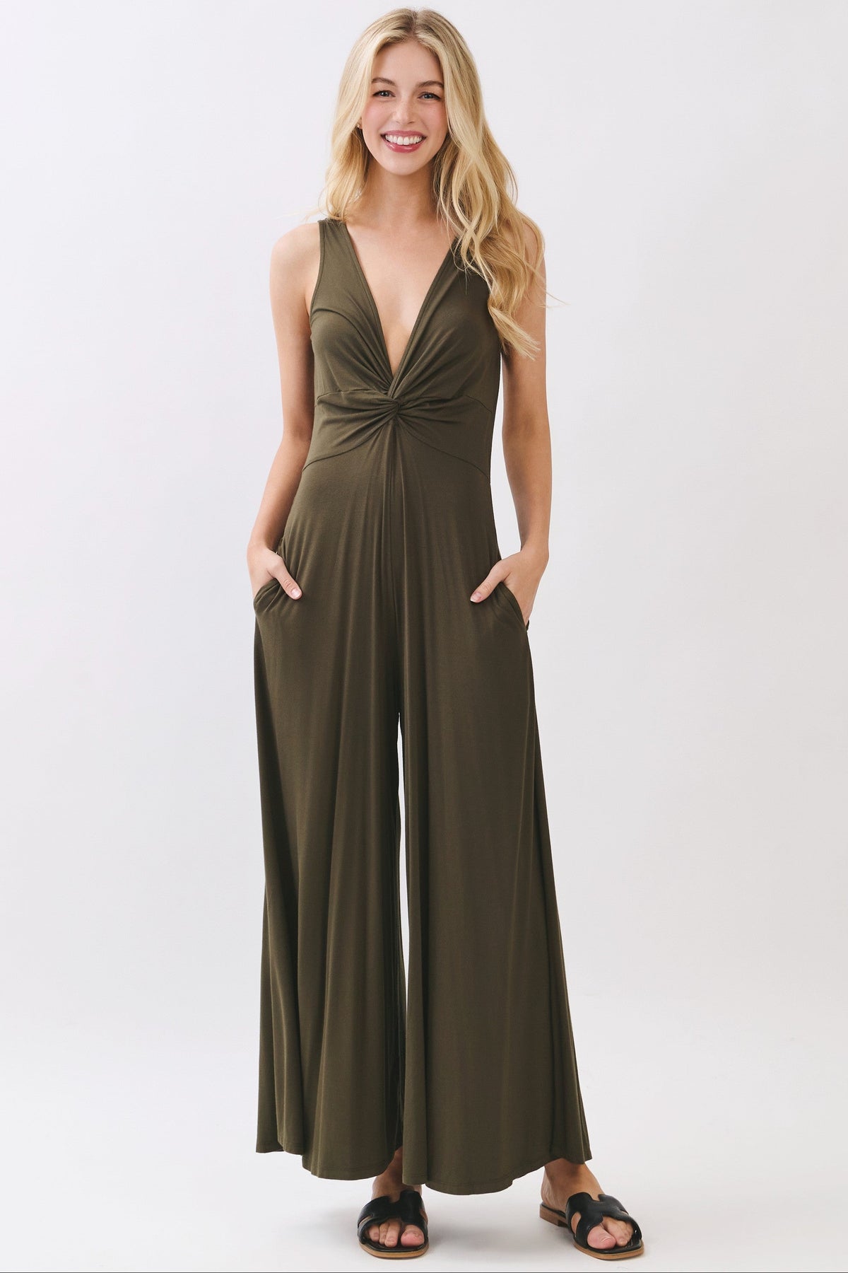 Natalia Wide Leg Jumpsuit