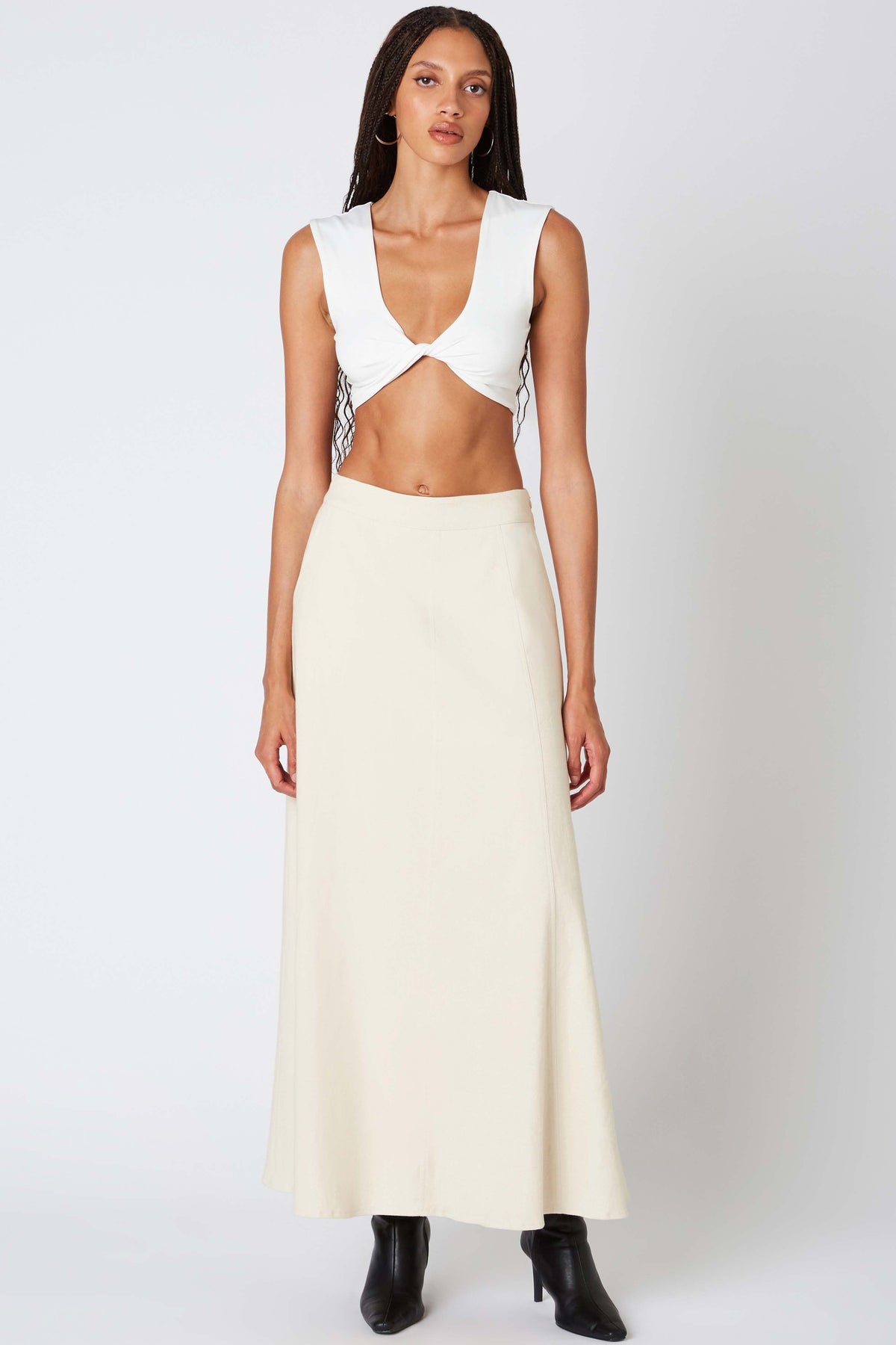 Lyra Denim Maxi Skirt