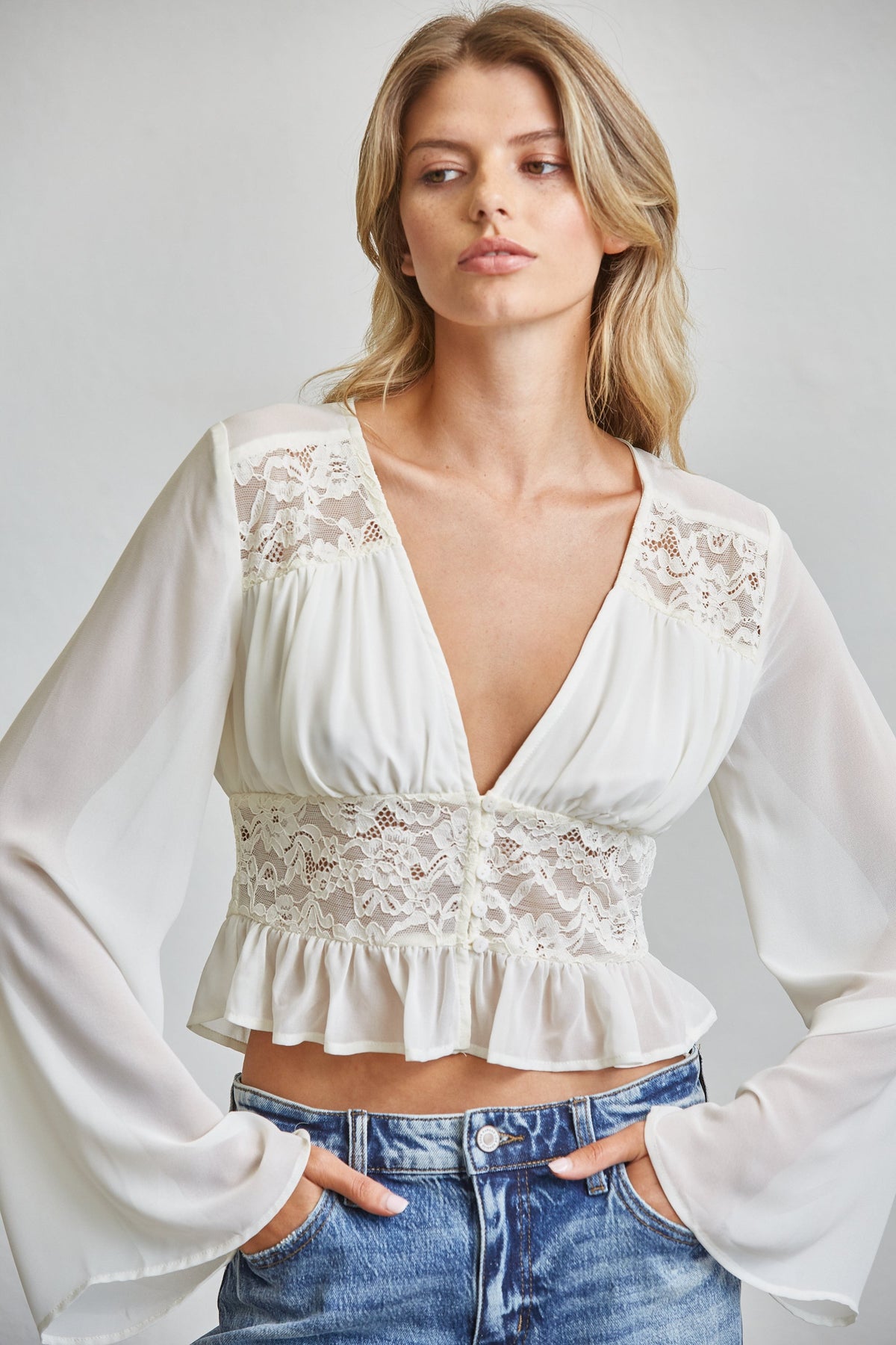 Luna Lace Blouse