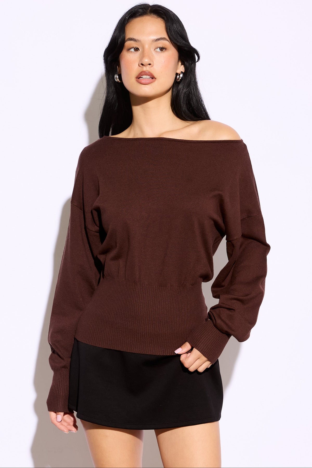 Molly Off The Shoulder Sweater