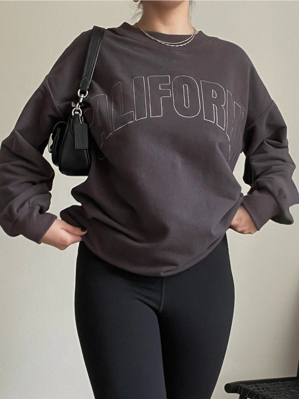 California Embroidered Crewneck