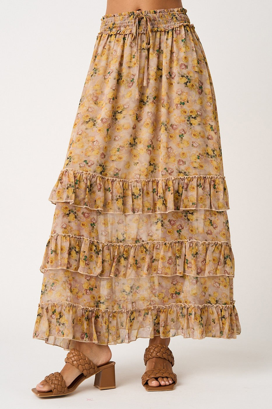 Sheila Floral Maxi Skirt