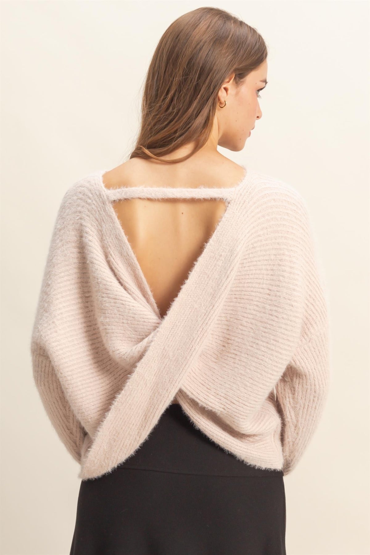 Shana Fuzzy Knit Sweater