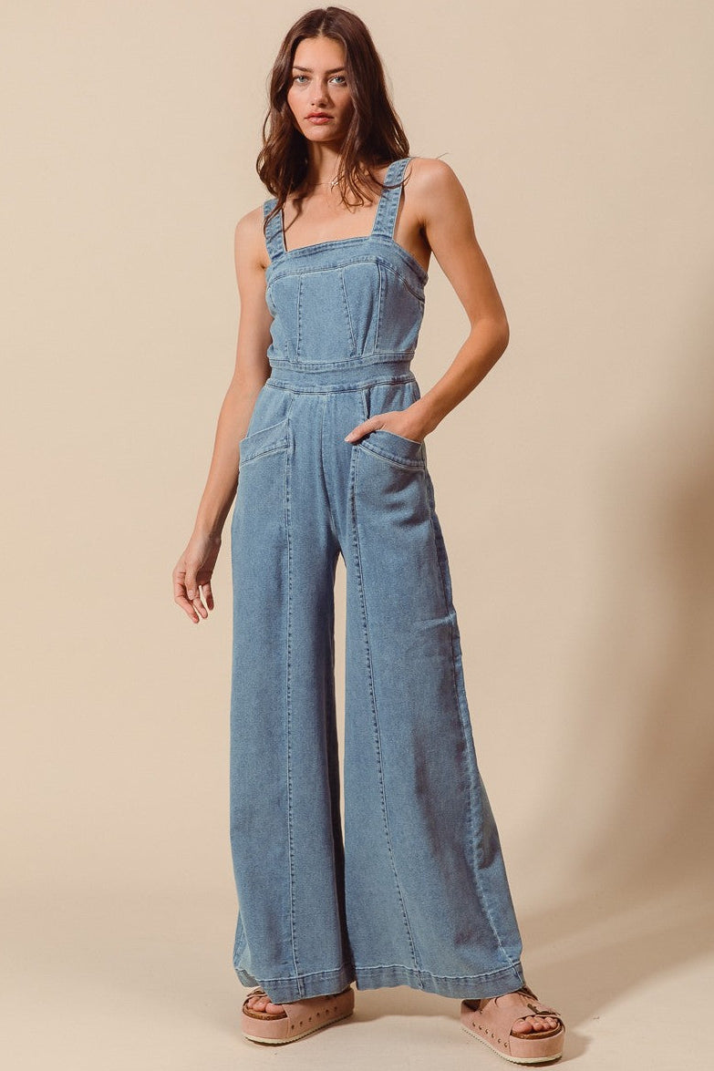 Demi Denim Jumpsuit