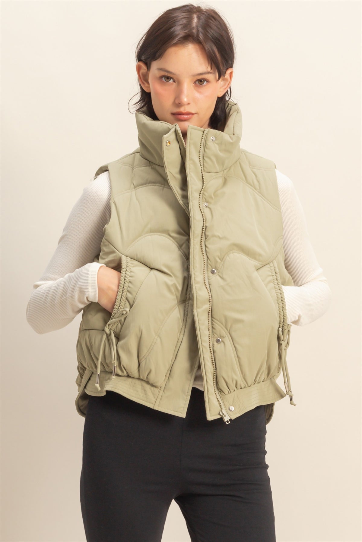 Lynzie Quilted Puffer Vest