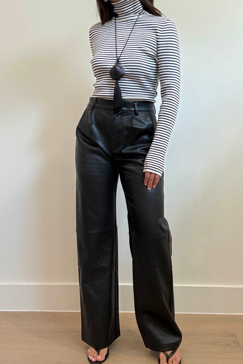 Fallon Faux Leather Pants