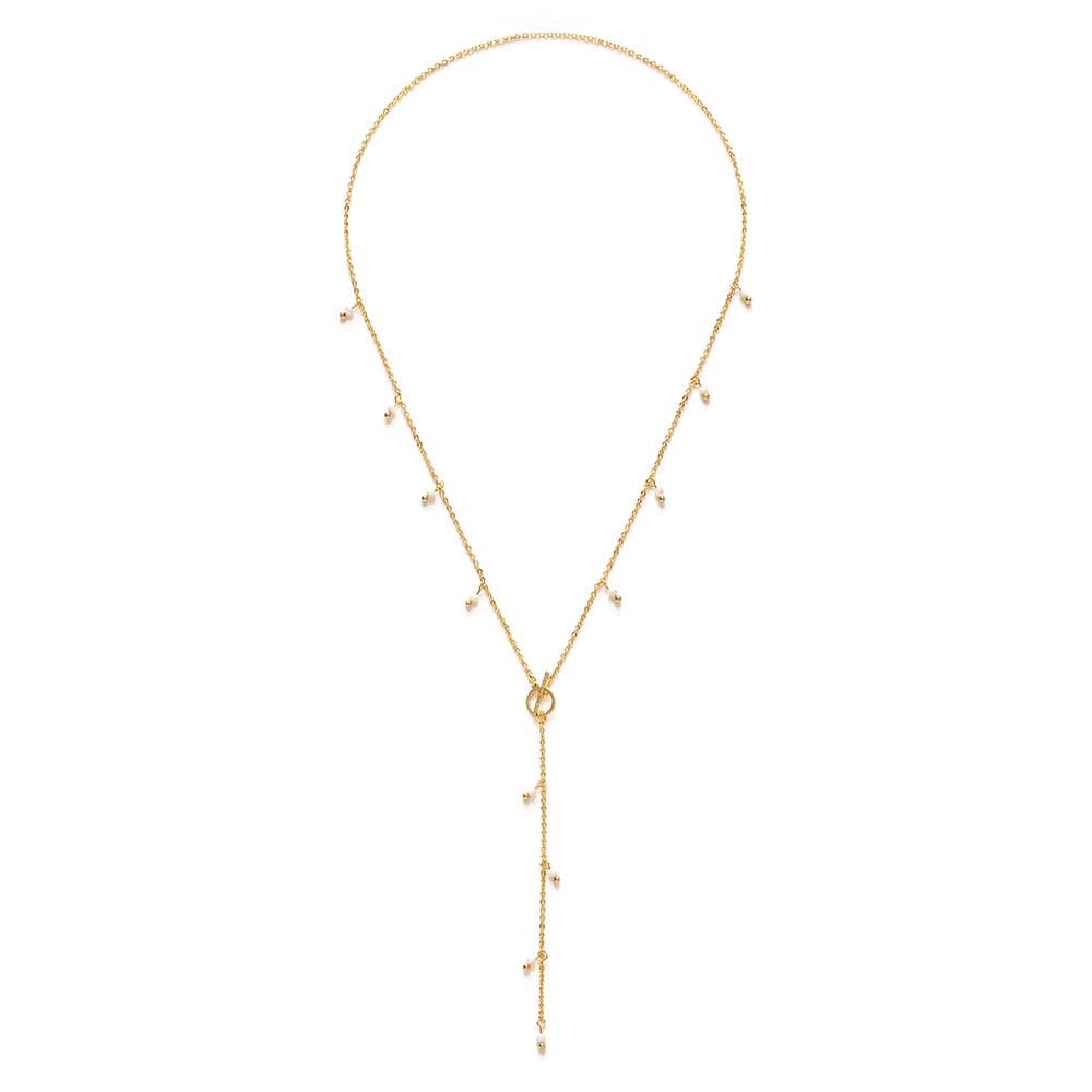 Beaded Lariat Necklace