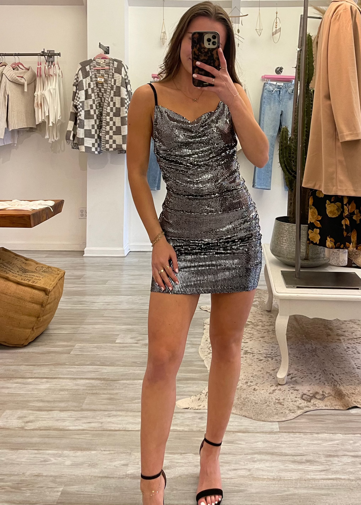 Disco Lights Mini Dress