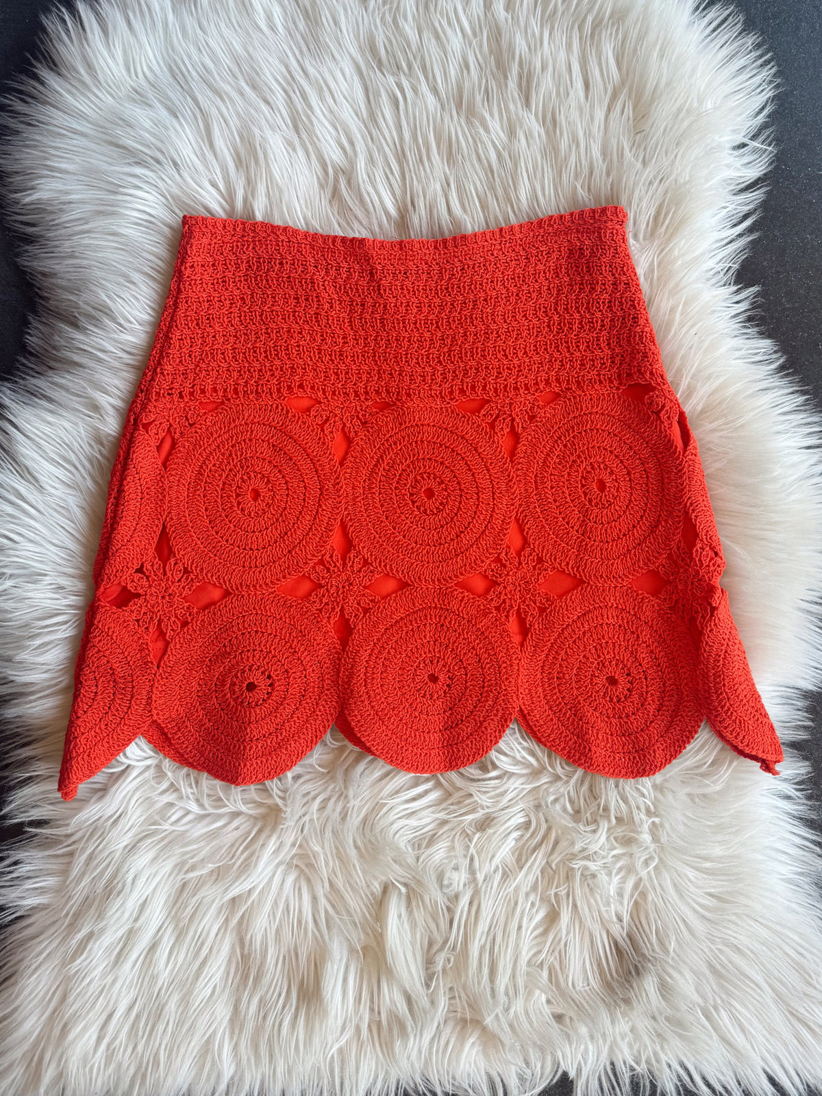 Buena Vida Crochet Mini Skirt