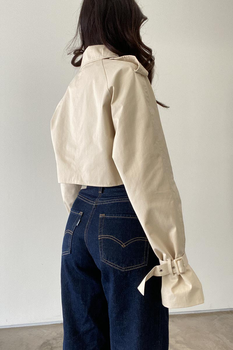 Trench Cropped Jacket